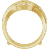 14K Yellow Gold 1/2 CTW Natural Diamond Ring Guard