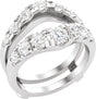 14K White Gold 1 1/2 CTW Lab-Grown Diamond Ring Guard