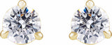 14K Yellow Gold 3/4 CTW Lab-Grown Diamond Cocktail-Style Stud Earrings
