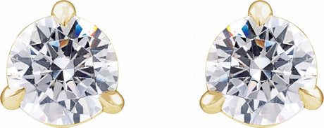 14K Yellow Gold 3/4 CTW Lab-Grown Diamond Cocktail-Style Stud Earrings