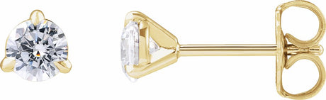 14K Yellow Gold 1/2 CTW Lab-Grown Diamond Cocktail-Style Stud Earrings