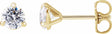 14K Yellow Gold 3/4 CTW Lab-Grown Diamond Cocktail-Style Stud Earrings