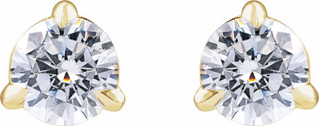 14K Yellow 1/2 CTW Lab-Grown Diamond Cocktail-Style Stud Earrings