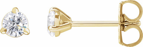 14K Yellow Gold 1/3 CTW Lab-Grown Diamond Cocktail-Style Stud Earrings