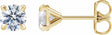 14K Yellow Gold 1 CTW Lab-Grown Diamond Cocktail-Style Stud Earrings