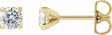 14K Yellow Gold 1/2 CTW Lab-Grown Diamond Cocktail-Style Stud Earrings