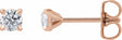 14K Rose Gold 1/3 CTW Lab-Grown Diamond Cocktail-Style Stud Earrings