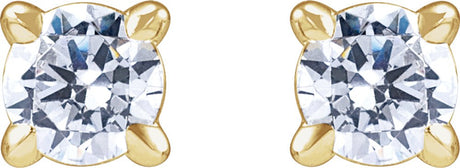 14K Yellow Gold 1/5 CTW Lab-Grown Diamond Cocktail-Style Stud Earrings