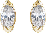 14K Yellow Gold 1/6 CTW Lab-Grown Diamond Stud Earrings