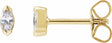 14K Yellow Gold 1/3 CTW Lab-Grown Diamond Stud Earrings