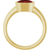14K Yellow Natural Mozambique Garnet Ring