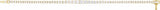 14K Yellow Gold 6 CTW Lab-Grown Diamond Line 7" Bracelet