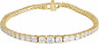 14K Yellow 6 CTW Lab-Grown Diamond Line 7" Bracelet