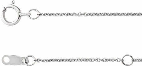 14K White 1/5 CTW Natural Black Diamond 3-Station 16-18" Necklace