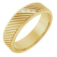 14K Yellow 0.04 CTW Natural Diamond  Band