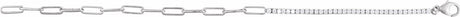 Sterling Silver 1 CTW Lab-Grown Diamond Line 7 1/2" Bracelet