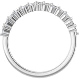 14K White Gold 3/8 CTW Natural Diamond Anniversary Band