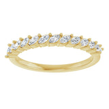14K Yellow Gold 3/8 CTW Lab-Grown Diamond Anniversary Band