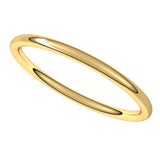 18K Yellow 1.5 mm Full Round Comfort-Fit Band