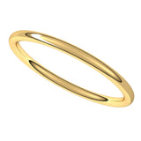 14K Yellow 1.5 mm Comfort-Fit Full Round Band