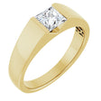 14K Yellow 1 CT Lab-Grown Diamond Band
