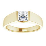 14K Yellow 1 CT Lab-Grown Diamond Band