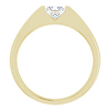 14K Yellow 1 CT Lab-Grown Diamond Band