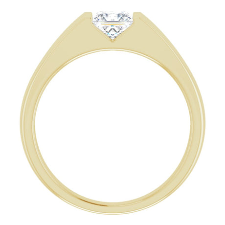 14K Yellow 1 CT Lab-Grown Diamond Band