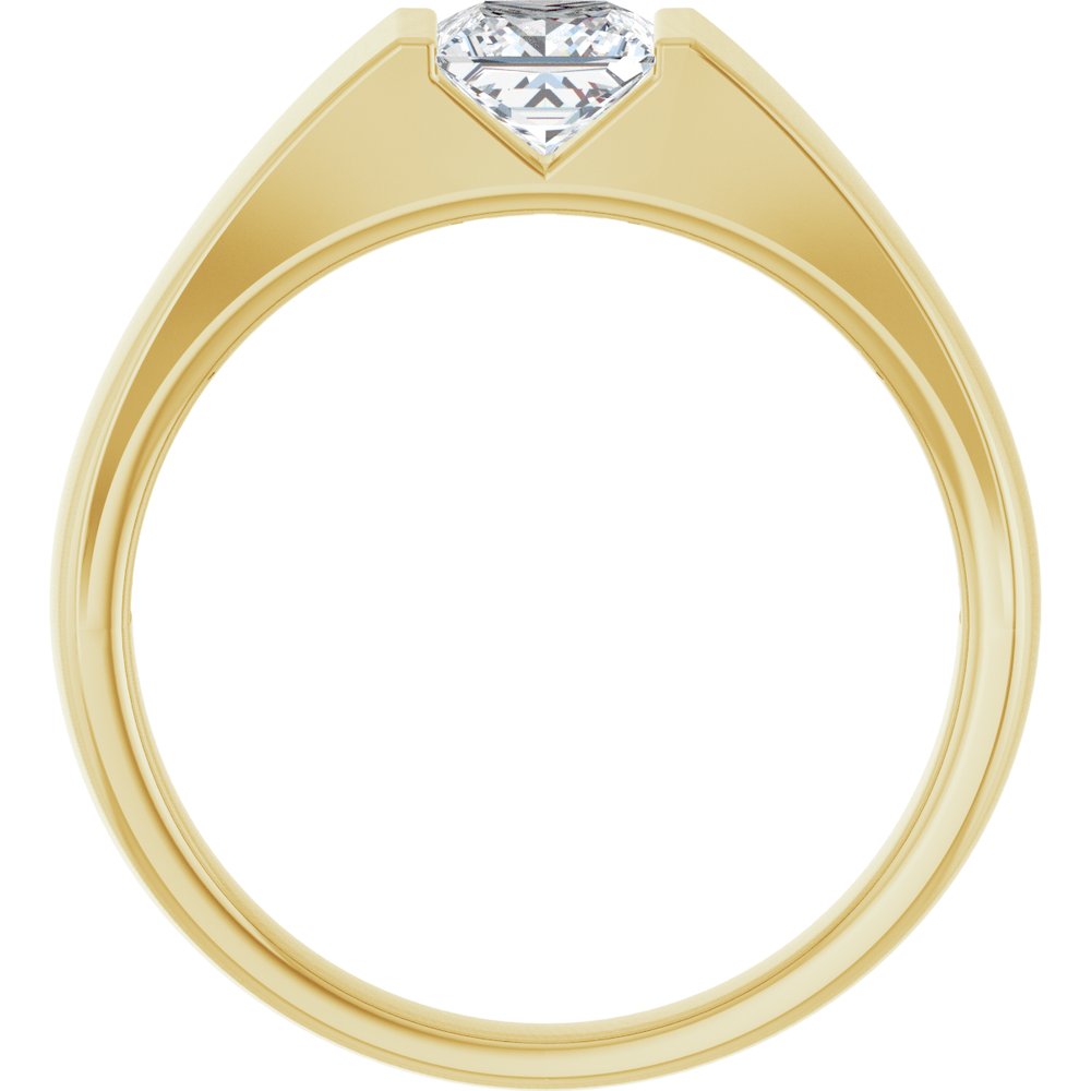 14K Yellow 1 CT Lab-Grown Diamond Band