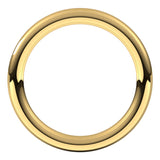 14K Yellow 2.5 mm Comfort-Fit Full Round Band