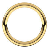 18K Yellow 2.5 mm Full Round Comfort-Fit Band