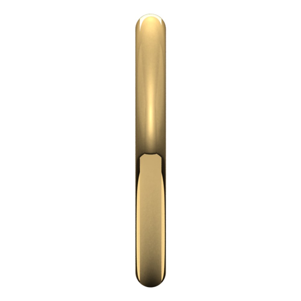 18K Yellow Gold 2.5 mm Comfort-Fit Full Round Band