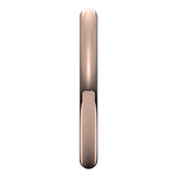 14K Rose 2.5 mm Comfort-Fit Full Round Band Size 8