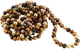 Cultured Dyed Chocolate Freshwater Pearl Rope 72" Necklace