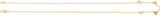 14K Yellow Gold 4-Heart Engravable Family 16" Necklace
