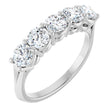 14K White 1 1/3 CTW Lab-Grown Diamond Anniversary Band