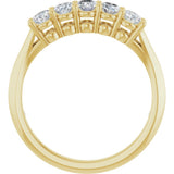 14K Yellow 3/4 CTW Lab-Grown Diamond Anniversary Band