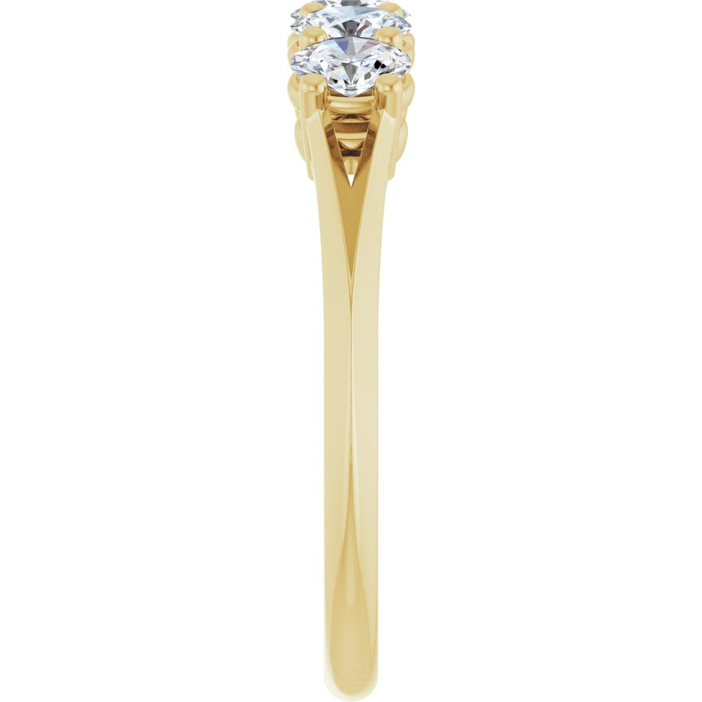 14K Yellow 3/4 CTW Lab-Grown Diamond Anniversary Band