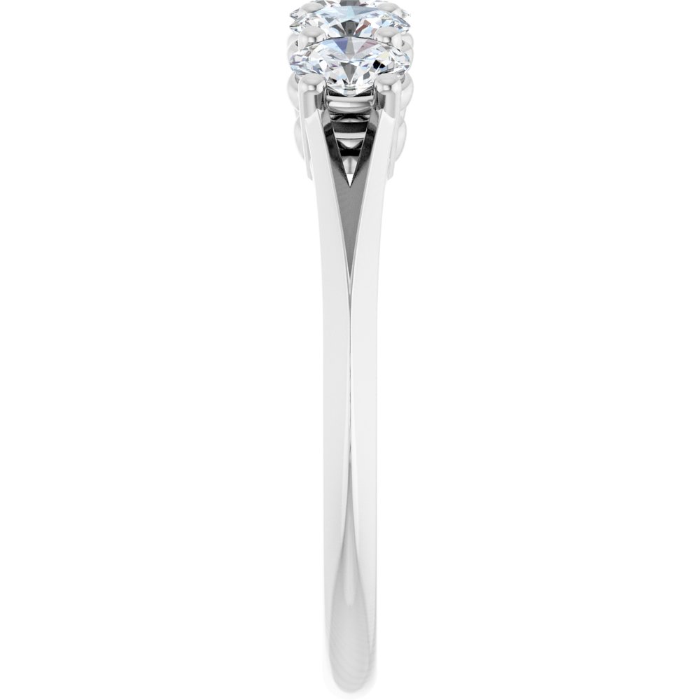 14K White 3/4 CTW Lab-Grown Diamond Anniversary Band