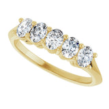 14K Yellow 3/4 CTW Lab-Grown Diamond Anniversary Band