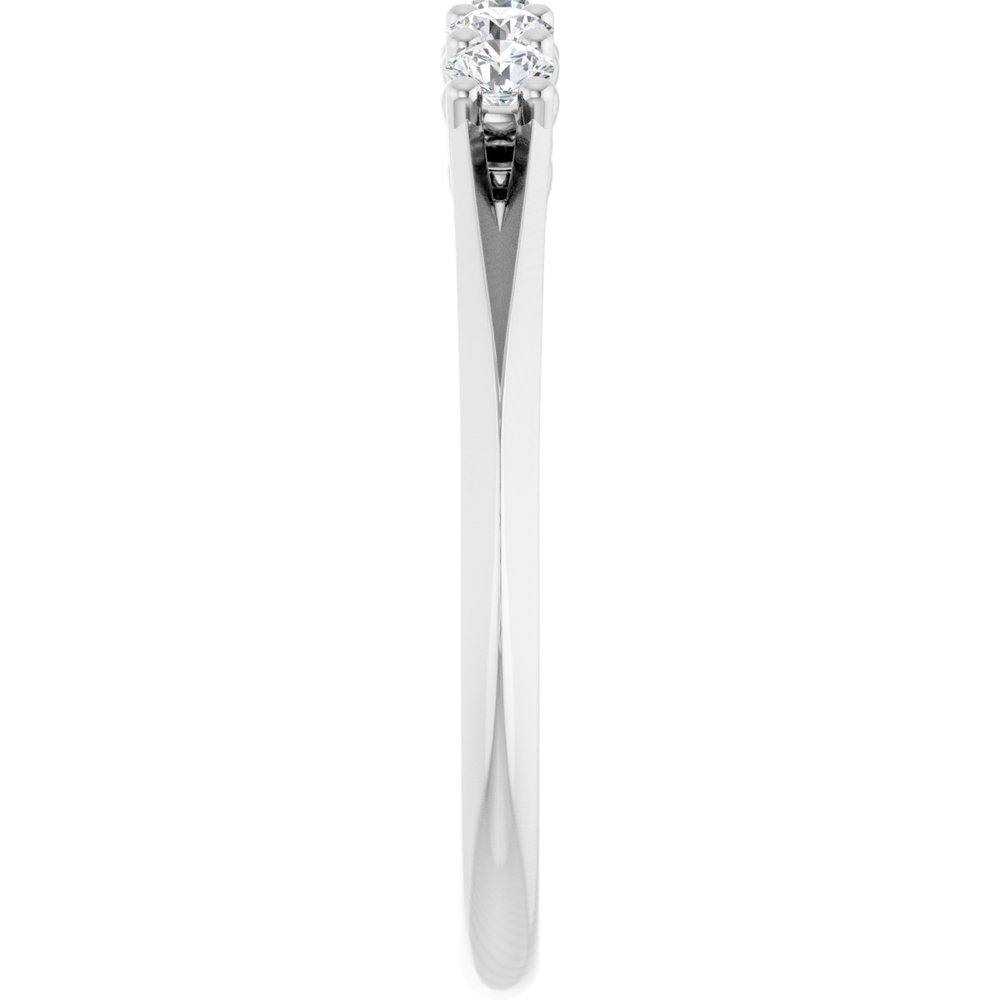 14K White 1/3 CTW Natural Diamond Anniversary Band