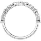 14K White 1/6 CTW Natural Diamond Anniversary Band