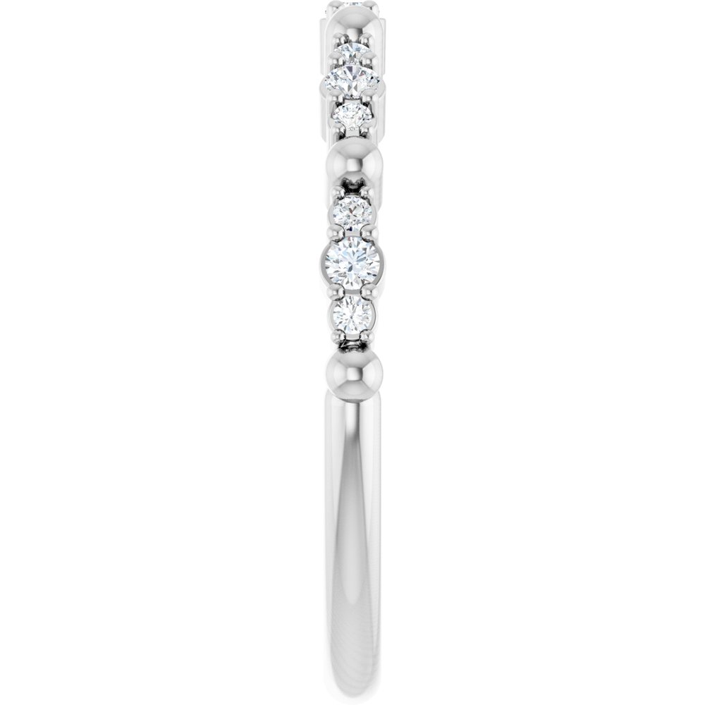 14K White 1/6 CTW Natural Diamond Anniversary Band