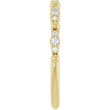 14K Yellow 1/6 CTW Natural Diamond Anniversary Band