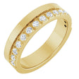 14K Yellow Gold 1/3 CTW Natural Diamond Anniversary Band