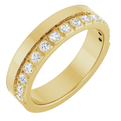 14K Yellow Gold 1/3 CTW Natural Diamond Anniversary Band