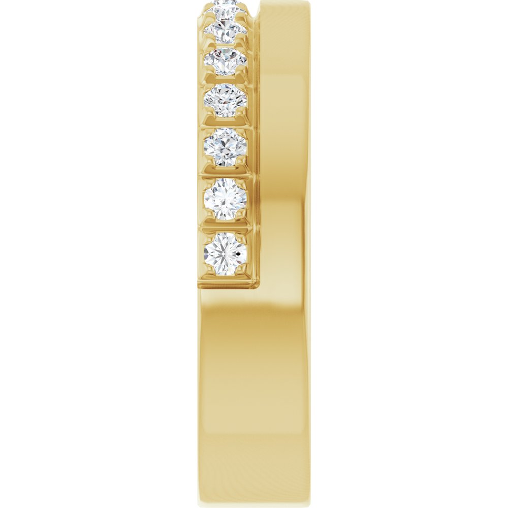 14K Yellow Gold 1/3 CTW Natural Diamond Anniversary Band