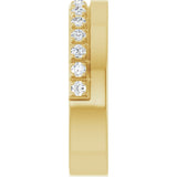 14K Yellow Gold 1/3 CTW Natural Diamond Anniversary Band