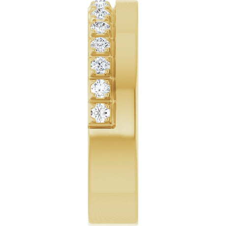 14K Yellow Gold 1/3 CTW Natural Diamond Anniversary Band