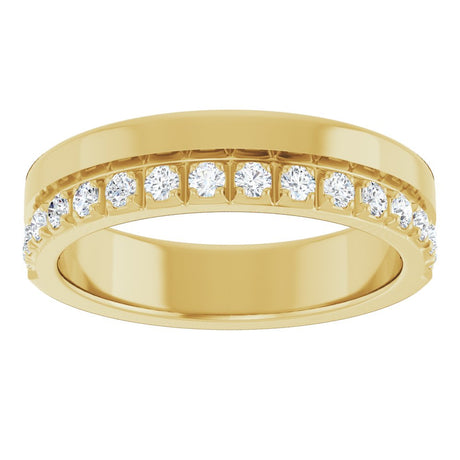 14K Yellow Gold 1/3 CTW Lab-Grown Diamond  Anniversary Band